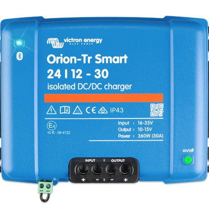 Victron Orion-Tr Smart 24/12V-30A Isolated DC-DC Charger - Letang Auto Electrical Vehicle Parts