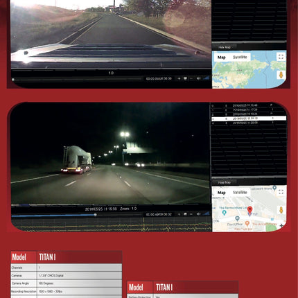 VIRTUS Fleet Titan 1 Dash Camera - Letang Auto Electrical Vehicle Parts