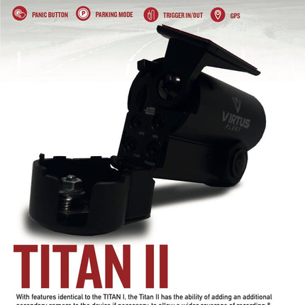 Virtus Fleet Titan 2 witness dash camera - Letang Auto Electrical Vehicle Parts