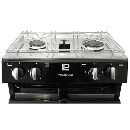 Voyager 4500 Deluxe Black LPG Cooker with Ignition - Letang Auto Electrical Vehicle Parts