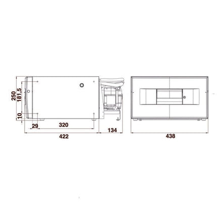 Waeco CD30 30Ltr Drawer Fridge, Black - Letang Auto Electrical Vehicle Parts