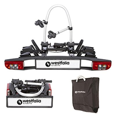 Westfalia 350036900008 BC 60 Towball Mounted Tilting 2 Bicycle Carrier including bag - Letang Auto Electrical Vehicle Parts