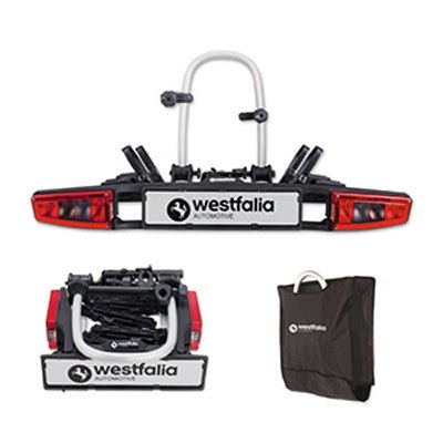 Westfalia Bikelander with LED lights Towball Mounted Tilting 2 Bicycle Carrier including bag - Letang Auto Electrical Vehicle Parts