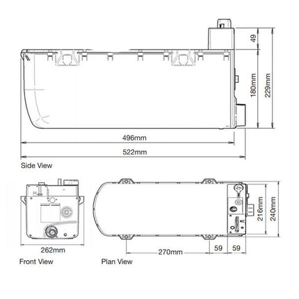 Whale Expanse Onboard Water Heater Gas and Electric with Flue Kit - Letang Auto Electrical Vehicle Parts