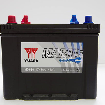 Yuasa (M26-80) Marineline 12V 80AH - Letang Auto Electrical Vehicle Parts