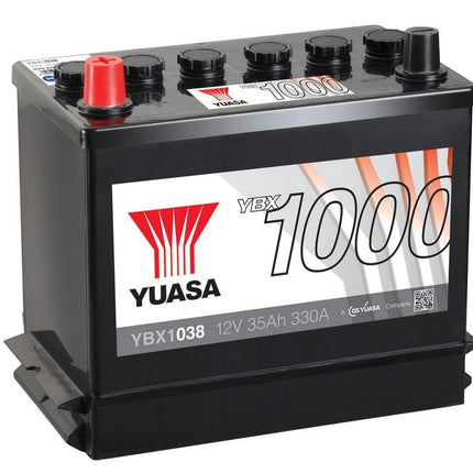 Yuasa YBX1038 Car battery sealed 12VV - Letang Auto Electrical Vehicle Parts