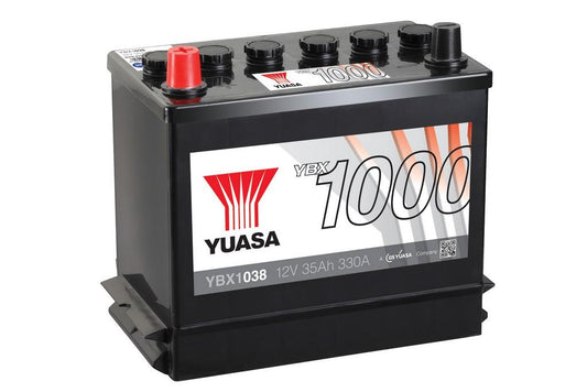 Yuasa YBX1038 Car battery sealed 12VV - Letang Auto Electrical Vehicle Parts