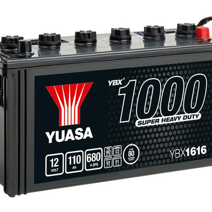 Yuasa YBX1616 12V 110Ah 680A Super Heavy Duty Commercial Vehicle Battery - Letang Auto Electrical Vehicle Parts