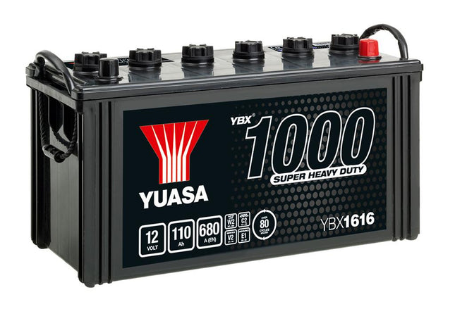 Yuasa YBX1616 12V 110Ah 680A Super Heavy Duty Commercial Vehicle Battery - Letang Auto Electrical Vehicle Parts