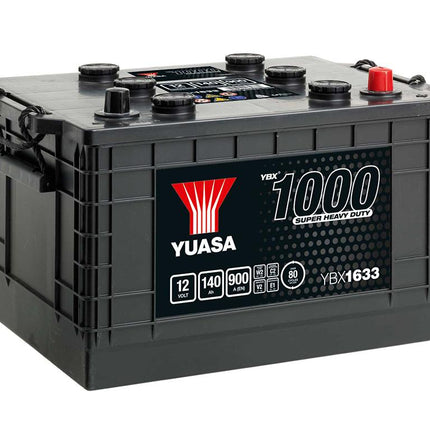 Yuasa YBX1633 12V 140Ah 900A Super Heavy Duty Commercial Vehicle Battery - Letang Auto Electrical Vehicle Parts