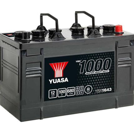 Yuasa YBX1643 12V 100Ah 680A Super Heavy Duty Commercial Vehicle Battery - Letang Auto Electrical Vehicle Parts