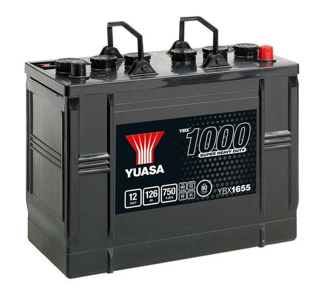 Yuasa YBX1655 12V 126Ah 750A Super Heavy Duty Commercial Vehicle Battery - Letang Auto Electrical Vehicle Parts