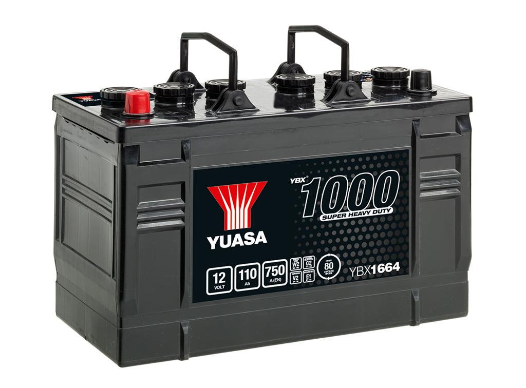 Yuasa YBX1664 12V 110Ah 750A Super Heavy Duty Commercial Vehicle Battery - Letang Auto Electrical Vehicle Parts