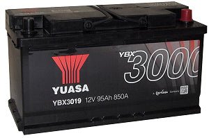 Yuasa YBX3019 car battery sealed 12V - Letang Auto Electrical Vehicle Parts