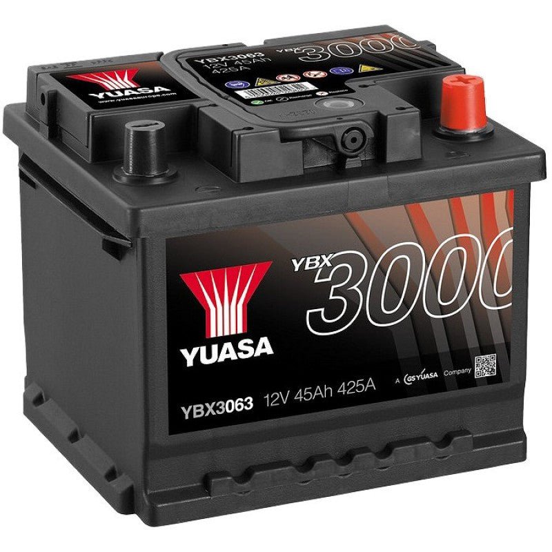 Yuasa YBX3063 car battery sealed 12v 45ah - Letang Auto Electrical Vehicle Parts