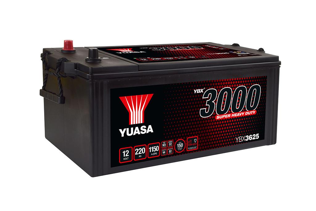 Yuasa YBX3625 12V 220Ah 1150A Super Heavy Duty SMF Commercial Vehicle Battery - Letang Auto Electrical Vehicle Parts
