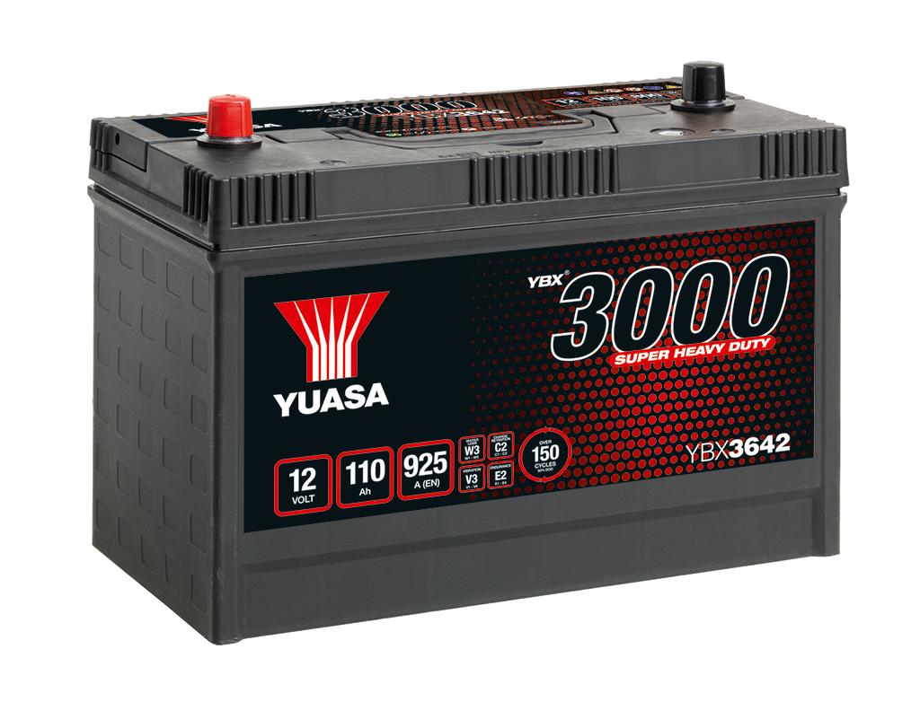 Yuasa YBX3642 12V 110Ah 925A Super Heavy Duty SMF Commercial Vehicle Battery - Letang Auto Electrical Vehicle Parts