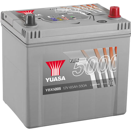 Yuasa YBX5005 Silver high performance 12V 65AH 550CCA - Letang Auto Electrical Vehicle Parts