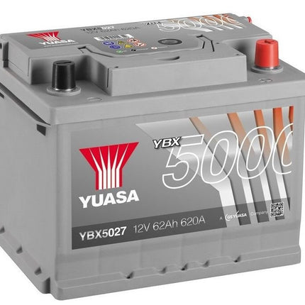 Yuasa YBX5027 Silver high performance 12V 62AH 620CCA - Letang Auto Electrical Vehicle Parts