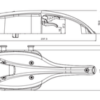 M1 Motorhome door lock Right Hand